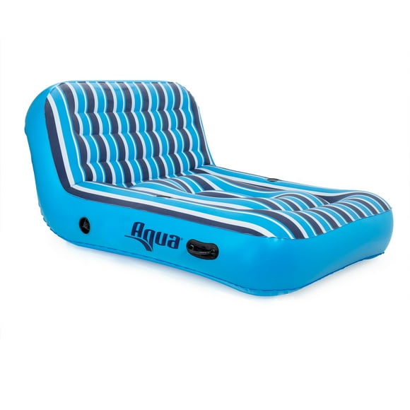 Aqua Heavy Duty Ultra Confort Gonflable 2 Personne Piscine Flotteur Fauteuil Inclinable