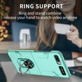 thumbnail image 6 of Allytechgroup Galaxy Z Flip 1 Magnetic Case, Compatible with Car Mount Shockproof Ring Holder Anti-Scratch Bumper Slim Hard PC Cover Phone Case for Samsung Galaxy Z Flip1, Skyblue, 6 of 11
