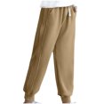 thumbnail image 1 of QIPOPIQ Girls' Friendly Soft Fleece Sweatpants Clearance, 1 of 6