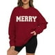 thumbnail image 4 of Sudadera navideña extragrande de manga larga para mujer Lote F5, 4 of 7