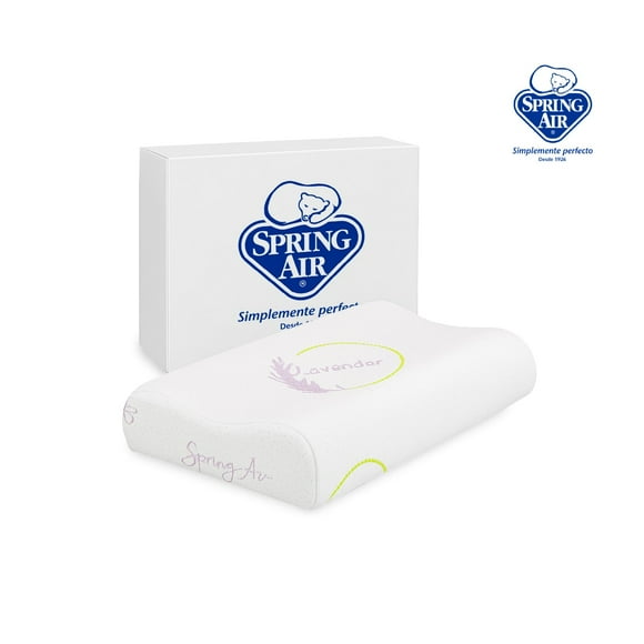 Almohada Spring Air Cervi-Relax Memory Foam Aroma a Lavanda