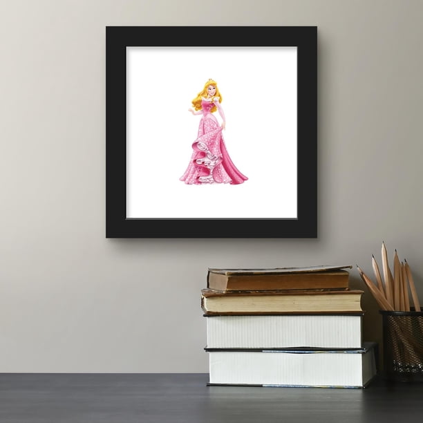 Gallery Pops Disney Princess - Princess Aurora Sparkle and Shine Wall Art,  Black Framed Version, 12" x 12" - Walmart Business Supplies