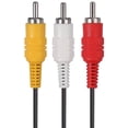 thumbnail image 3 of Injueey Cable AV a RCA de 1,8/6 pies, Cables de Audio y vídeo AV prácticos, Cable de núcleo de cobre duradero y ligero, adaptador RCA de Electrónica, 3 of 6