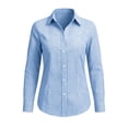 thumbnail image 6 of Hvyesh Plaid Shirts for Women Gingham Button Down Shirts Long Sleeve Casual Collared Dress Shirts Work Blouse, 6 of 7