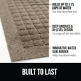 thumbnail image 3 of GORILLA GRIP HydroAbsorb Doormat, Indoor Outdoor Rubber Backed Weather Mat, 29x17, Beige, 3 of 10