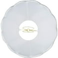 thumbnail image 4 of Off White Silk 8 Inch Scalloped Clip On Lamp Shade, 4 of 5