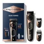 King C. Gillette Cordless Beard Trimmer for Men, Rechargeable