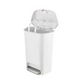 thumbnail image 2 of The Step N' Sort Tall 50L Plastic Trash Can with Steel Pedal and Secure Slide Lock, 2 of 7