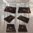 thumbnail image 2 of Single Toggle Decorative Light Switch Cover Plate with Faux Wood and Antler Accents - Rustic Electrical Switch Plate for Lodge Cabin - Ideal for Outdoor Nature-Theme Lovers, 2 of 8