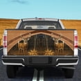 thumbnail image 2 of Whitetail Deer Forest Tailgate Wrap – Rustic Wildlife Buck Truck Tailgate Decal, Woodland Nature Pickup Tailgate Graphic, 2 of 7