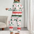 thumbnail image 6 of HOMBOM Womens Christmas Pajamas Sleepwear One Sets Plus Size Fall Long Sleeve and Pants Xmas Lounge Sets for Women, 6 of 6