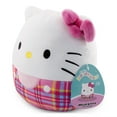 thumbnail image 2 of Squishmallows 8" Hello Kitty Red Plaid, 2 of 4