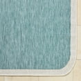 thumbnail image 2 of Livabliss Outdoor Rugs, 5x7 Miami Beach Traditional Aqua Area Rug for Patio, Porch, Deck, Backyard, Waterproof Indoor Outdoor Carpet (5'3" x 7'), 2 of 7