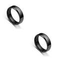 thumbnail image 4 of Anillo de banda unisex Sonducket para novia, esposa, marido, tamaño Negro 7 2piezas, 4 of 6