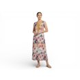 thumbnail image 1 of Chemin de Moda Robe d'Été Sans Manches à Col en V à Imprimé Floral Longueur Cheville pour Femme, 1 of 1