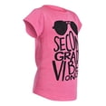 thumbnail image 4 of Unique Baby Girls 2nd Grade Vibes Only Back to School T Shirt (8, Pink), 4 of 4
