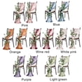 thumbnail image 4 of 2Pack Wedding Chair Background Curtain Veil Decorations Aisle Pew Church Artificial Flower Swags Floral Faux Backdrop Rose Arrangements Party Outdoor, 4 of 6