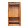 thumbnail image 2 of Concepts in Wood Armoire Wardrobe Closet - 6 ft Tall - Oak, 2 of 11