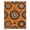 Orange, Pattern 14, variant on ODIKA 4' x 6' Machine Washable Non-Slip Area Rug, geometric geometric High Traffic Rug, Orange, 981013