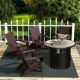thumbnail image 2 of Palms Chaise Adirondack Moderne en Plein Air avec Ensemble de Table Ronde Feu, 2 of 6