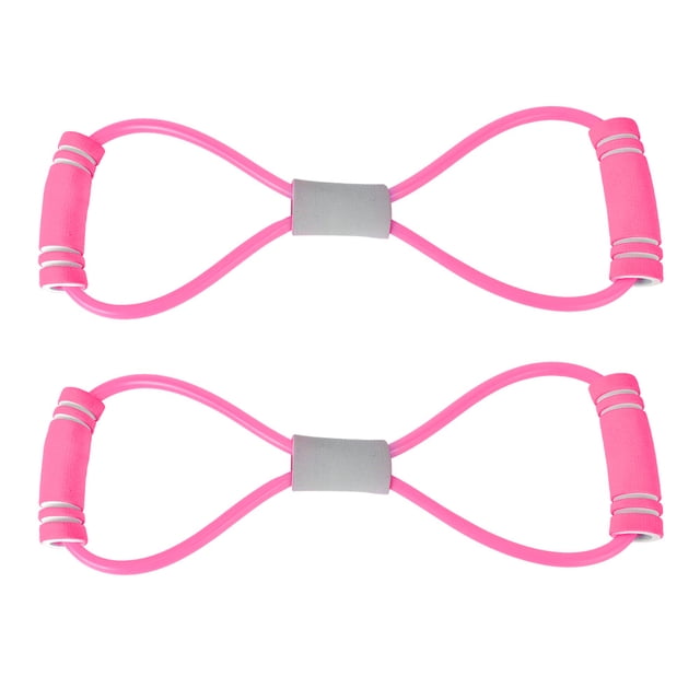 Cuerda de tracción en forma, 2 piezas, cuerda de tracción en forma de 8, expansor de pecho, equipo de fitness, estándares líderes en la industria