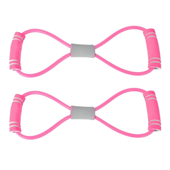Shaped Stretching Strap,2Pcs 8-Shaped Pull Rope Fitness Equipment Chest Expander Built for Professionals