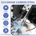 thumbnail image 4 of Uxcell Hex Socket Head Cap Screws Bolts, Carbon Steel Socket Drive Screws, Black Oxide Full Threads M3 x 6 mm 50, 4 of 7