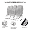 thumbnail image 2 of 4 Rollo Pegatinas Decorativas De Diamantes De Imitación Eo Safe Imports Blanco, 2 of 5