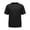 Black, variant on Paiwinds Men's Casual Short Sleeve Henley Shirt with Button Placket, Round Neck T-Shirt Top for Daily Wear, Black