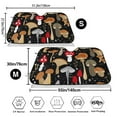 thumbnail image 3 of Uemuo Various Mushrooms Pattern Accordion Car Windshield Sun Shade, Foldable Reflective Sun Visor for Car, Reflector Windshield Sunshade-Small, 3 of 7