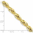 thumbnail image 2 of 10K Yellow Gold 5.4mm Semi-Solid Rope Chain (18 X 5.4) Made In Peru 10bc170-18, 2 of 5