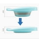 thumbnail image 4 of Baño de asiento plegable sobre el asiento con tazón más Squirter Baño de cadera universal Azul Yinane Bañera de asiento para inodoro, 4 of 8