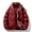 Red, variant on Hrsba Mens Hooded Winter Coats, Men Parka Solid Color Stand Collar Full Zip Long Sleeve Warm Winter Casual Sport Coat