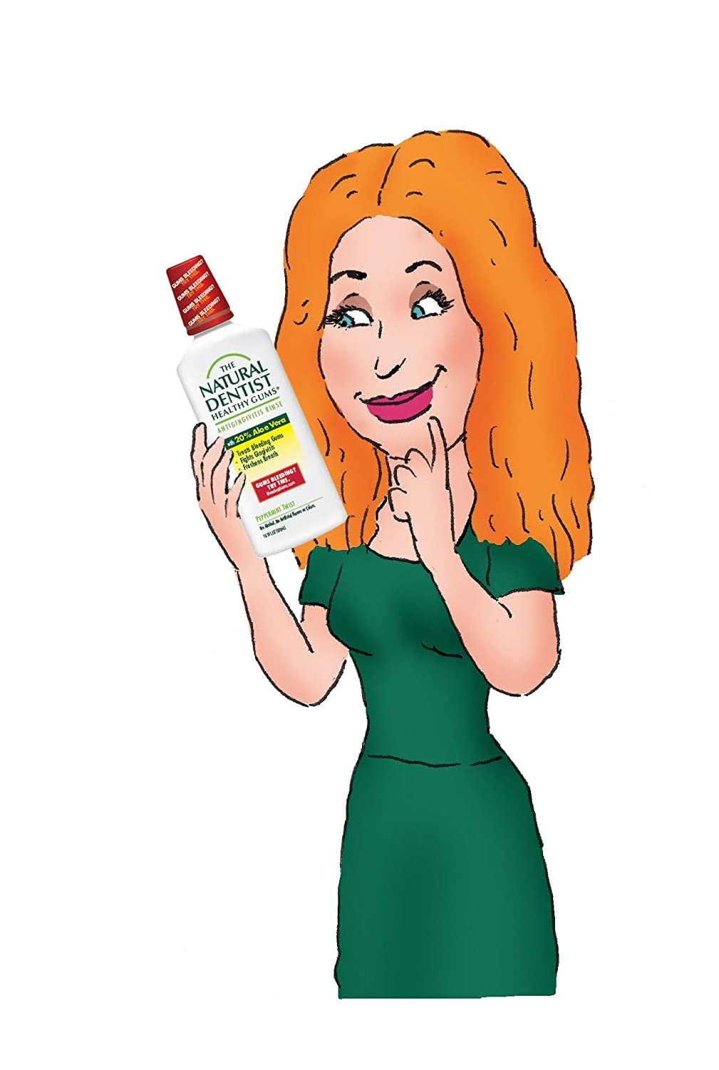Natural Dentist Healthy Gums Antigingivitis Rinse Peppermint Twist 16.9 Ounce, Pack of 2