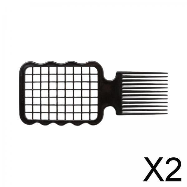 Conjunto de Peines Especializados para Estilizar Rizos Naturales, Pack de 2 2 piezas