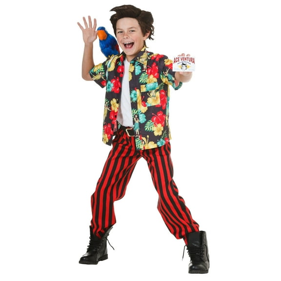 Child Ace Ventura Costume with Wig