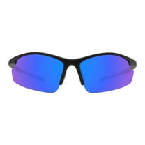M  Safety Glasses, Unisex, MS339557BMBLK Lens revo blue, 1 pc