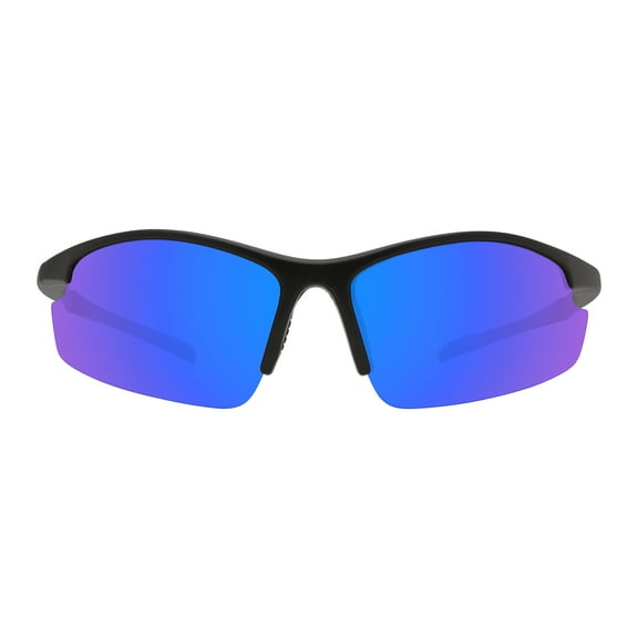 M  Safety Glasses, Unisex, MS339557BMBLK Lens revo blue, 1 pc
