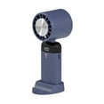 thumbnail image 1 of Blue S3213 Foldable Cooling Fan with 3-Speed Settings, 90° Vertical Adjustment, 3600mAh Battery, Phone Stand Base, Battery Level Display & One-Touch Cooling - Portable Handheld/Neck-Hanging/Desktop, 1 of 6