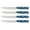 Blue, variant on Dura Living Paring Knife - 3.5 Inch Kitchen Knife - Classic Forged - High Carbon Stainless Steel Paring Knife, Black