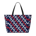 thumbnail image 2 of Honeii Patriotic Star for Tote Bag with Adjustable Strap,Beach Bag, Waterproof Sandproof Beach Tote Bag, Large Capacity Foldable Beach Bags, 2 of 7
