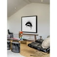 thumbnail image 5 of "Black Drip Lips" Framed Painting Print, 5 of 5
