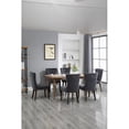 thumbnail image 3 of Dining Chair Tufted Armless Chair Upholstered Accent Chair, Set of 6 (Grey), 3 of 10