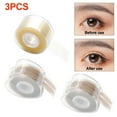 thumbnail image 2 of 3 piezas de parche ocular invisible, cinta adhesiva portátil de un solo lado para párpados dobles, parche ocular autoadhesivo, 2 of 5