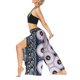 thumbnail image 5 of VISgogo Pantalones de pierna ancha de verano para mujer, pantalones sueltos sueltos de tiro medio con estampado bohemio con divisiones para yoga, playa, vacaciones VISgogo  moda, 5 of 7