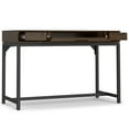thumbnail image 4 of Banting 48 inch Wide Solid Wood Modern Industrial Mid Century Small Desk in Walnut Brown, 4 of 14