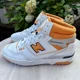 thumbnail image 4 of New Balance 650R Mid Canyon Basketball Shoes Mens Size 10 D White Brown BB650RCL, 4 of 6