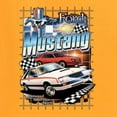 thumbnail image 6 of Wild Bobby Mustang Untamed American Spirit Ford Cars and Trucks Women Graphic Tee, Gold, 3X-Large, 6 of 6