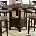 thumbnail image 2 of Simple Relax Round Dining Table with 18" Leaf  in Brown, 2 of 5
