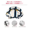 thumbnail image 3 of Kdxio Space Math Times Tables Print Shower Cap for Women,Elastic and Reusable,Double Waterproof Layers Bathing Hat, 3 of 6